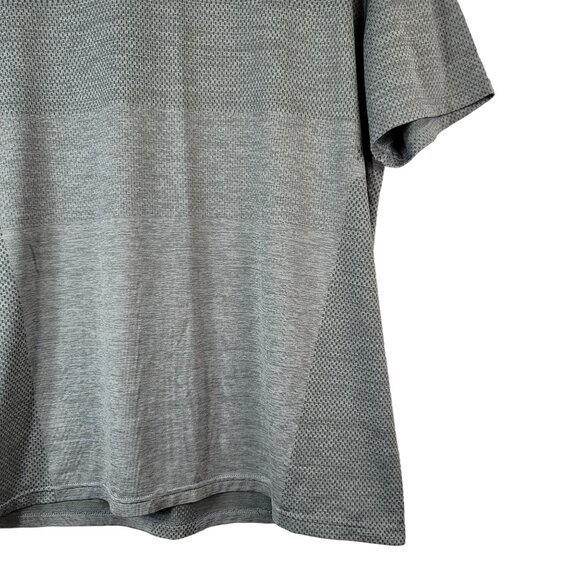 Champion Mens Power Core Shirt Gray Large Crew Neck Short Sleeve Active Athletic - Picture 4 of 7